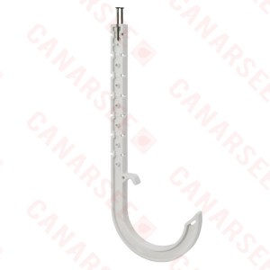 Hangs Tuff J-Hook Hangers w/ nails for 2” PVC/ABS (Bag of 10)