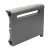 1ft Cast Iron Baseboard Radiator (Right Section), Floor Standing, 10" H x 2-1/2" D x 12" W..