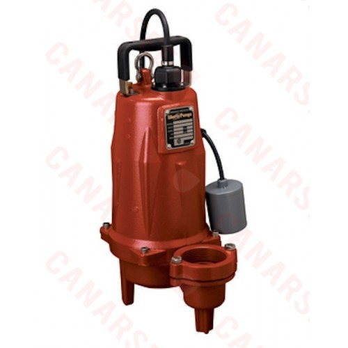 Liberty Pumps LEH153M2-2 1 1/2 HP Manual Sewage Pump, 208V ~ 240V, 25" cord