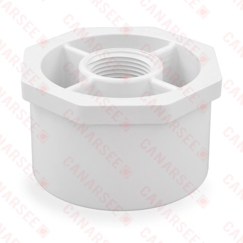 3" x 1" PVC (Sch. 40) Spigot x FIP Bushing