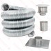 5" x 35ft Pre-Insulated Aluminum Gas Chimney Liner Kit