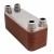 Everhot BT4x12-60 4-1/4" x 12" Brazed Plate Heat Exchanger, 60-Plate, 1"