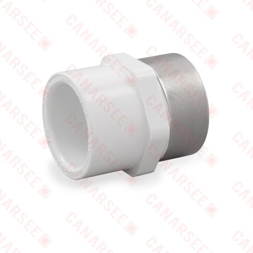 1" PVC (Sch. 40) Socket x FIP Adapter, Special Reinforced