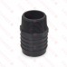 2" Barbed Insert x 1-1/2" Male NPT Threaded PVC Reducing Adapter, Sch 40, Gray