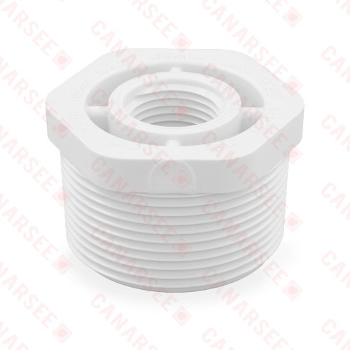 1-1/2" x 3/4" PVC (Sch. 40) MIP x FIP Bushing