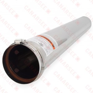 4" x 3ft Z-Vent Single Wall Pipe