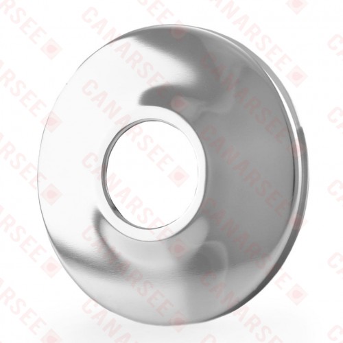 1/2" IPS Chrome Plated Steel Escutcheon for 1/2" Brass, Iron Pipes, Shower Arms