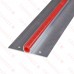 4ft long, 1/2" PEX Aluminum Extruded Heat Transfer Plate, Omega-Shaped