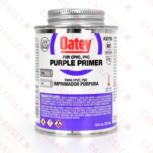 8 oz Purple PVC/CPVC Primer w/ Dauber
