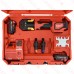 M18 Short Throw Press Tool Kit w/ 1/2", 3/4" & 1" Viega PureFlow Jaws, (2) Batteries, Charger & Case