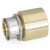 3/4" PEX Press x 1" Copper Pipe Adapter, Lead-Free Bronze