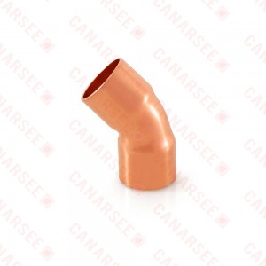 1/2” Copper, 45° Elbow