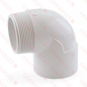 2" PVC (Sch. 40) Socket x MIP 90° Elbow