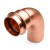 1-1/2" Press Copper 90° Street Elbow, Imported