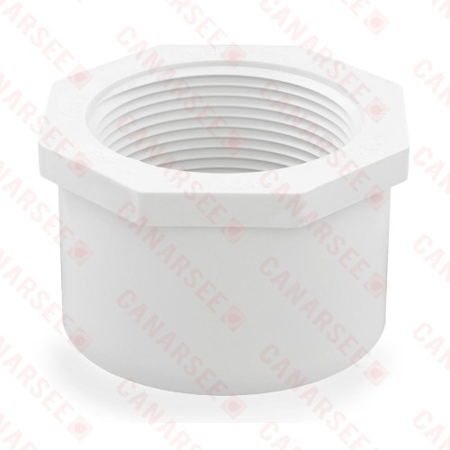 3" x 2-1/2" PVC (Sch. 40) Spigot x FIP Bushing