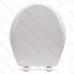 Bemis 200E4 (White) Premium Plastic Soft-Close Round Toilet Seat