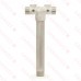 1-1/4" MPT x 12-7/8" Solid 304 Stainless Steel Well Tank Tee