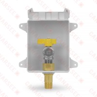 Sioux Chief 696-1021GF Gas Ox Box (Bagged) - 1/2" NPT Valve and Adapter for Iron Pipe