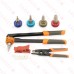Manual PEX Expander Tool Kit w/ Auto-Rotating Head for sizes 1/2", 3/4" & 1" (incl Cutter & Ring Removal Tool)