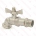 1/2" MPT 304 St. Steel Hose Bibb Ball Valve, 1/4-Turn (Lead-Free)..