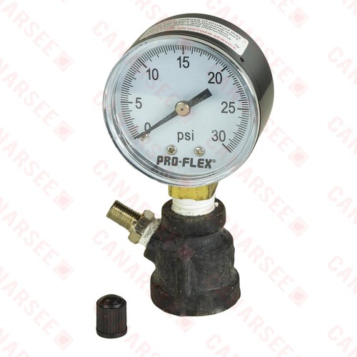 1/2" FIP, 0-30 psi Bell Reducer Style Gas Pressure Test Kit