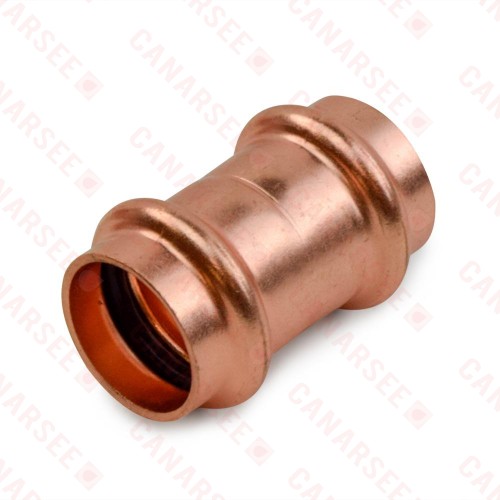 3/4" Press Copper Coupling, Imported