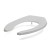 Bemis 2155CT (White) Commerical Plastic Elongated Toilet Seat w/ DuraGuard & Check Hinges, Heavy-Duty