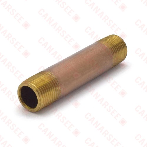Everhot RB-038X3 3/8" x 3" Brass Pipe Nipple