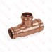 2" x 1-1/4" x 1-1/4" Press Copper Tee, Made in the USA