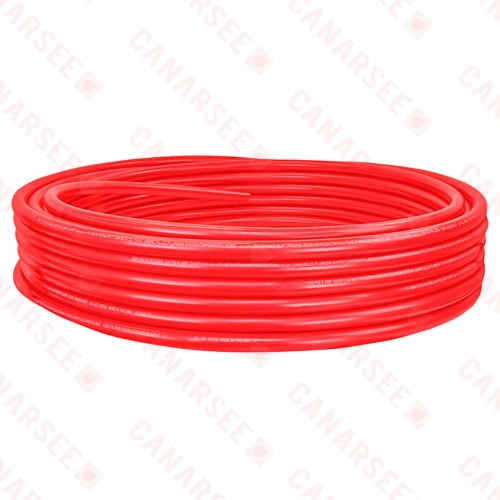 1" x 100ft PowerPEX Non-Barrier PEX-B Tubing, Red (Expandable, F1960 compliant)