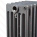 10-Section, 6" x 25" Cast Iron Radiator, Free-Standing, Slenderized/Tube style 