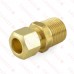 3/8" OD x 3/8" MIP Threaded Compression Adapter, Lead-Free (Bag of 25)