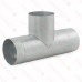 4" Galvanized Flue Tee, 12" Length, 26 GA..