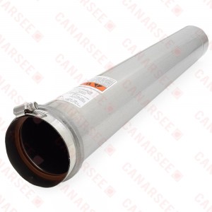 3" x 2ft Z-Vent Single Wall Pipe