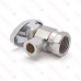 1/2" FIP x 3/8" OD Compr. Angle Stop Valve (Multi-Turn), Lead-Free