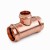 1-1/2" x 1-1/2" x 1" Press Copper Tee, Imported