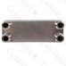 50-Plate, 5" x 12" Brazed Plate Heat Exchanger with 1-1/4" MNPT Ports