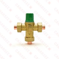 Taco 1/2” Union Sweat Mixing Valve (Lead-Free), 85F-175F