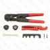 Compact PEX Crimp Tool Kit w/ Pipe Cutter for sizes 3/8", 1/2", 3/4" & 1"