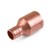3/4" PEX x 1" Copper Pipe Adapter (Lead-Free Copper)