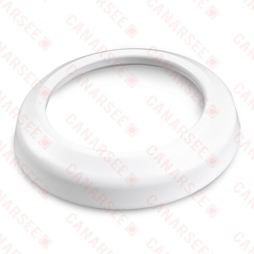 2" IPS White Plastic Escutcheon for 2" Iron/Brass/Steel Pipe