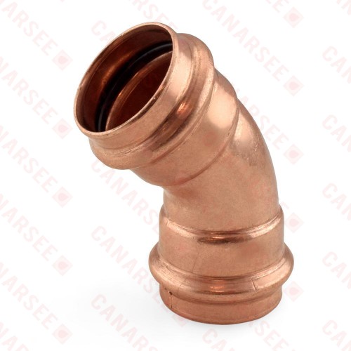 1-1/2" Press Copper 45° Elbow