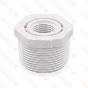 1-1/4" x 1/2" PVC (Sch. 40) MIP x FIP Bushing