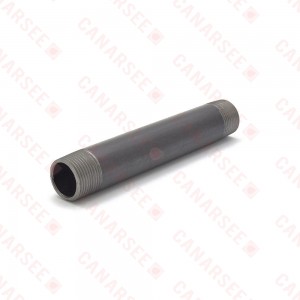 Everhot BL-034X6 3/4" x 6" Black Pipe Nipple