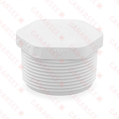 1-1/2" PVC (Sch. 40) Threaded Plug (MIP)