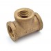 1/2" FPT Brass Tee, Lead-Free