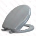 Bemis 200SLOWT (Country Grey) Premium Plastic Soft-Close Round Toilet Seat