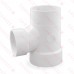 4" x 4" x 3" PVC DWV Sanitary Street Tee (Spigot x Socket x Socket)