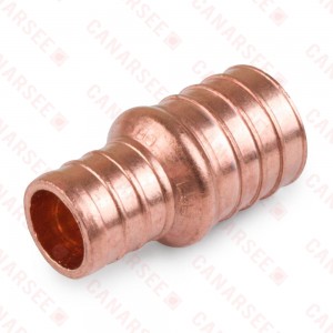 3/4" PEX x 1" PEX Reducing Coupling (Lead-Free Copper)