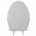 Bemis 7900TDGSL (White) Hospitality Plastic Elongated Toilet Seat w/ Soft-Close & DuraGuard, Heavy-Duty